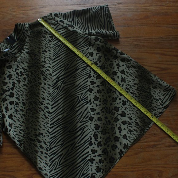 Vintage Wear On Earth Animal Print Blouse - Picture 5 of 7